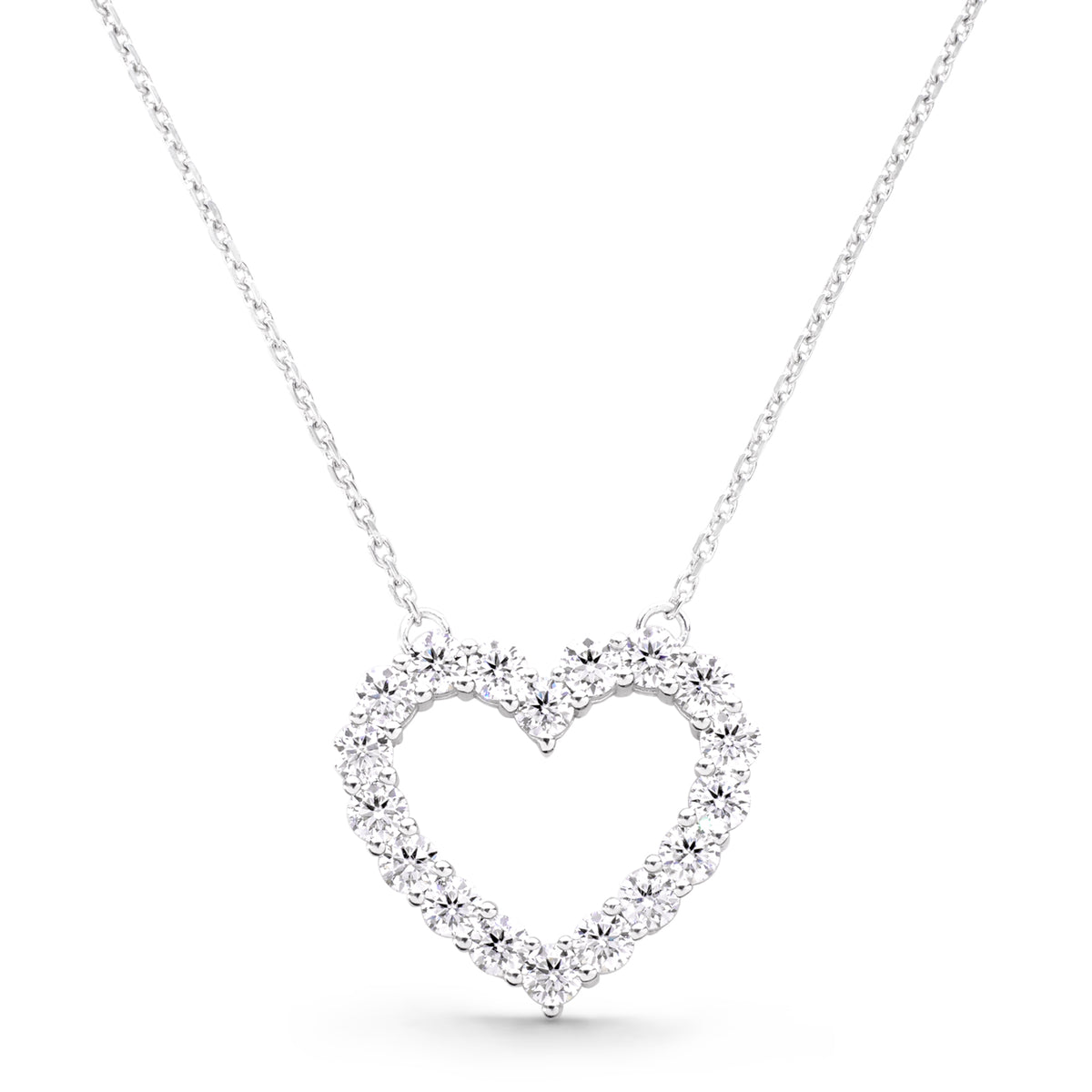 You're My Heart And Soul Silver Heart Necklace