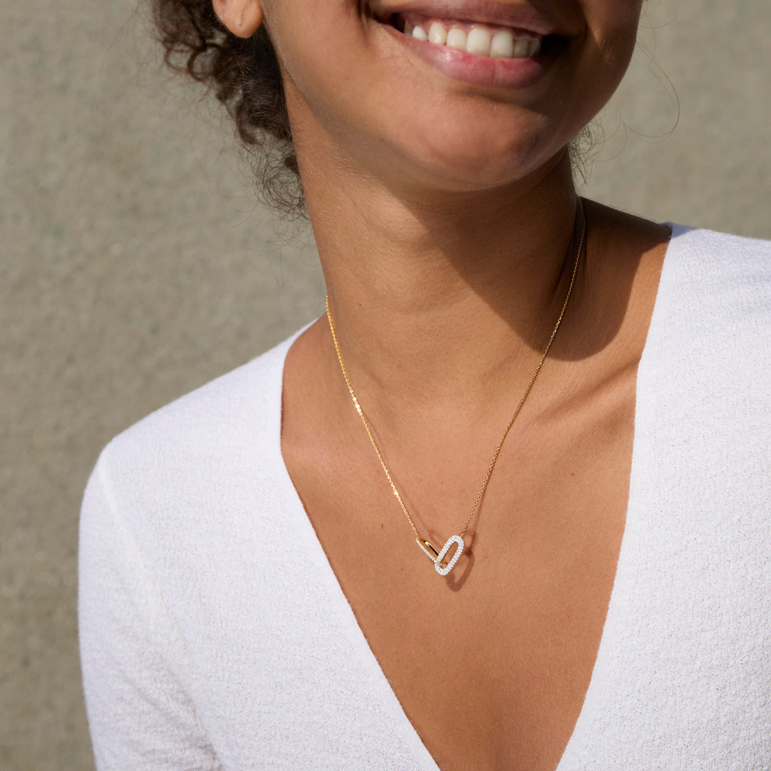 Interlocking Oval Necklace