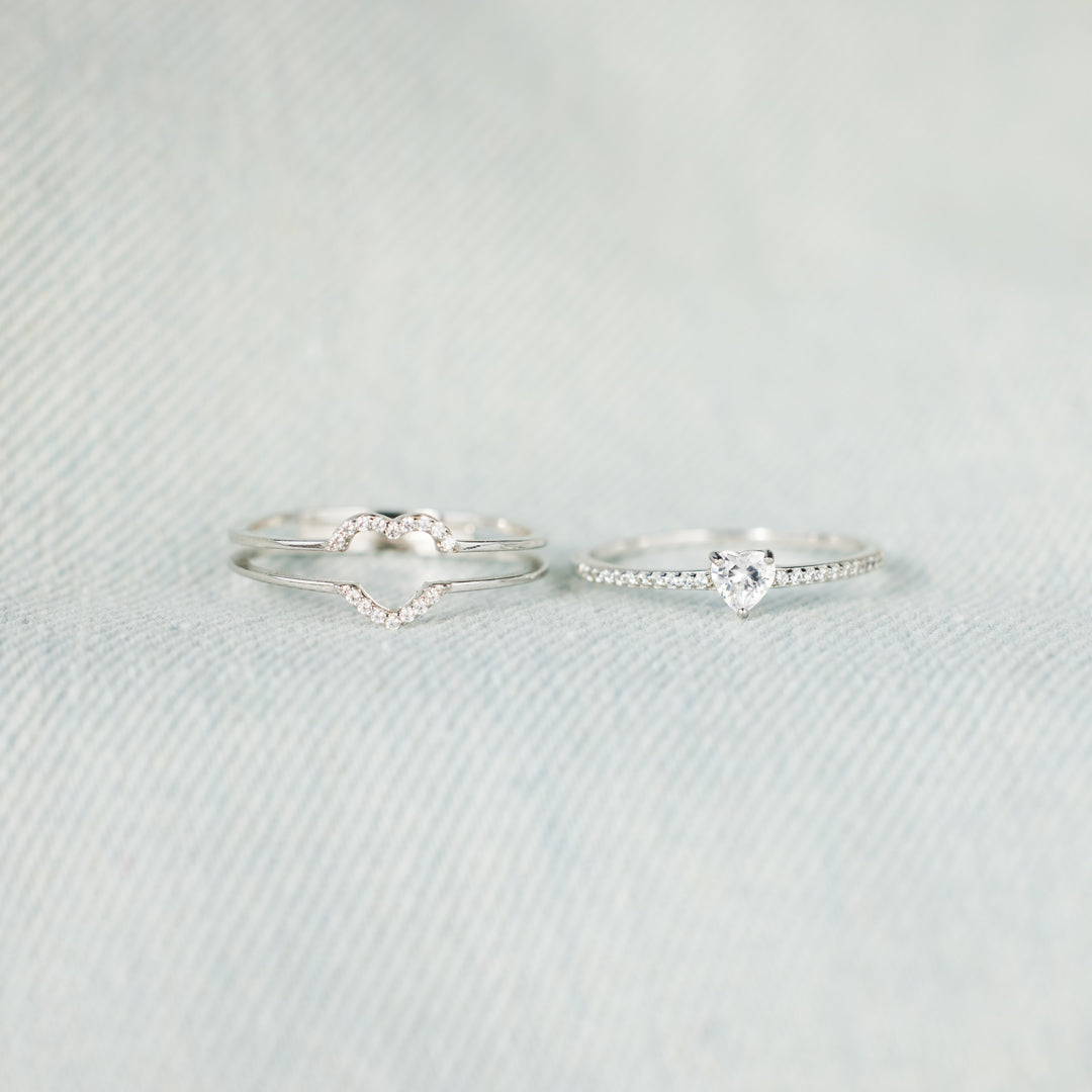 Self Love Layered Heart Ring