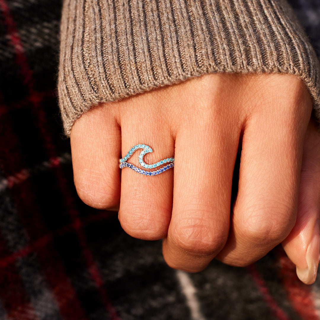 Double Wave Ring