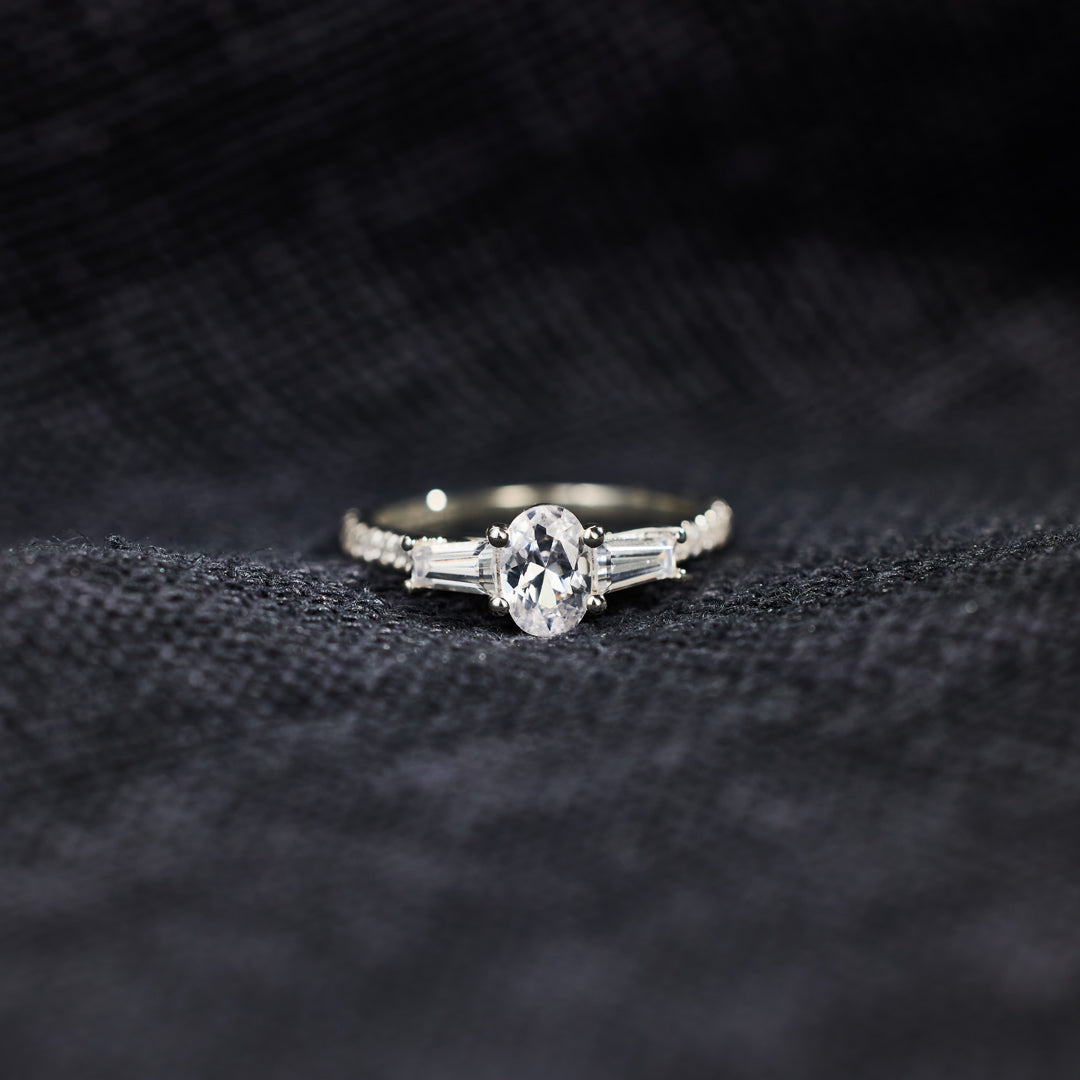 Oval-Cut Ring