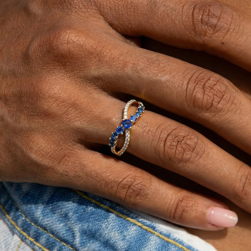 Mother-Daughter Weave Ring