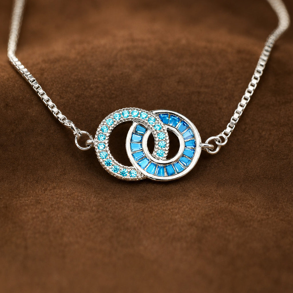 My Bestie We Are As One Linking Circles Bracelet