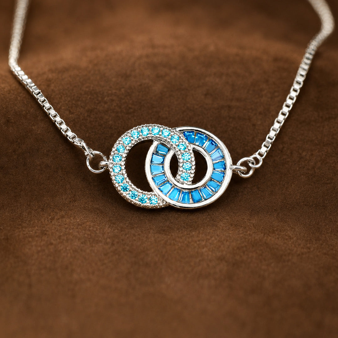 My Bestie We Are As One Linking Circles Bracelet