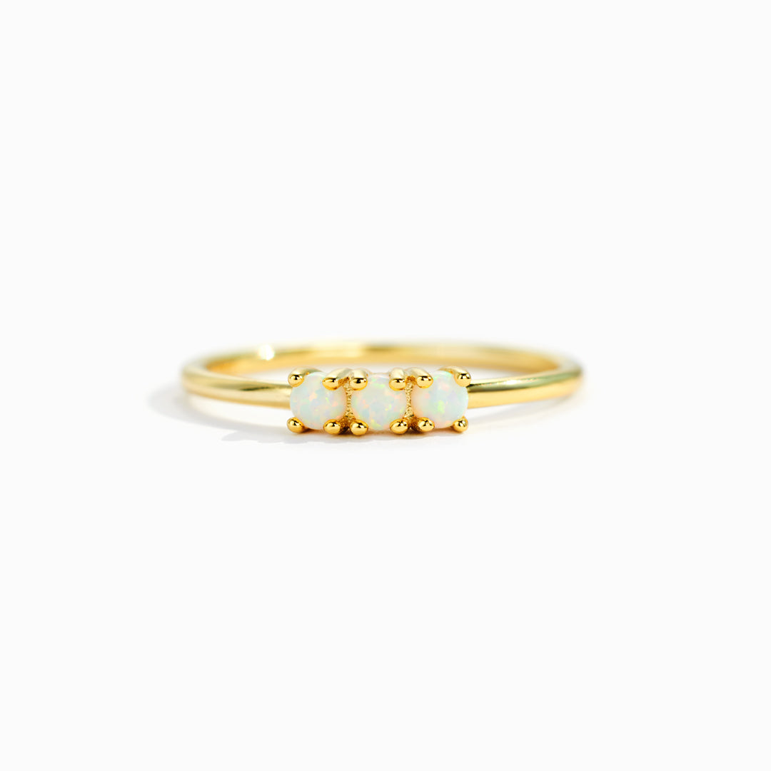 Multiple Opal Stones Ring Set