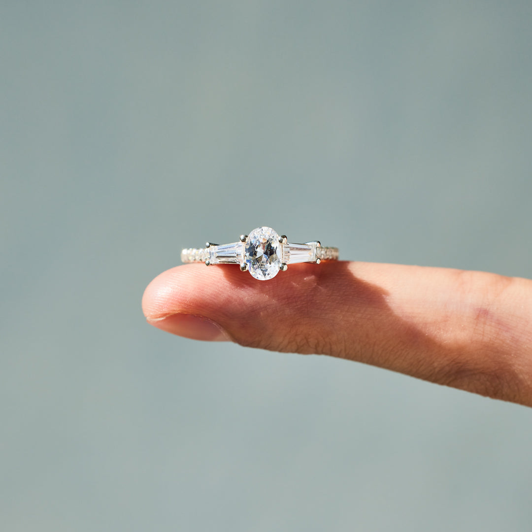 Oval-Cut Ring