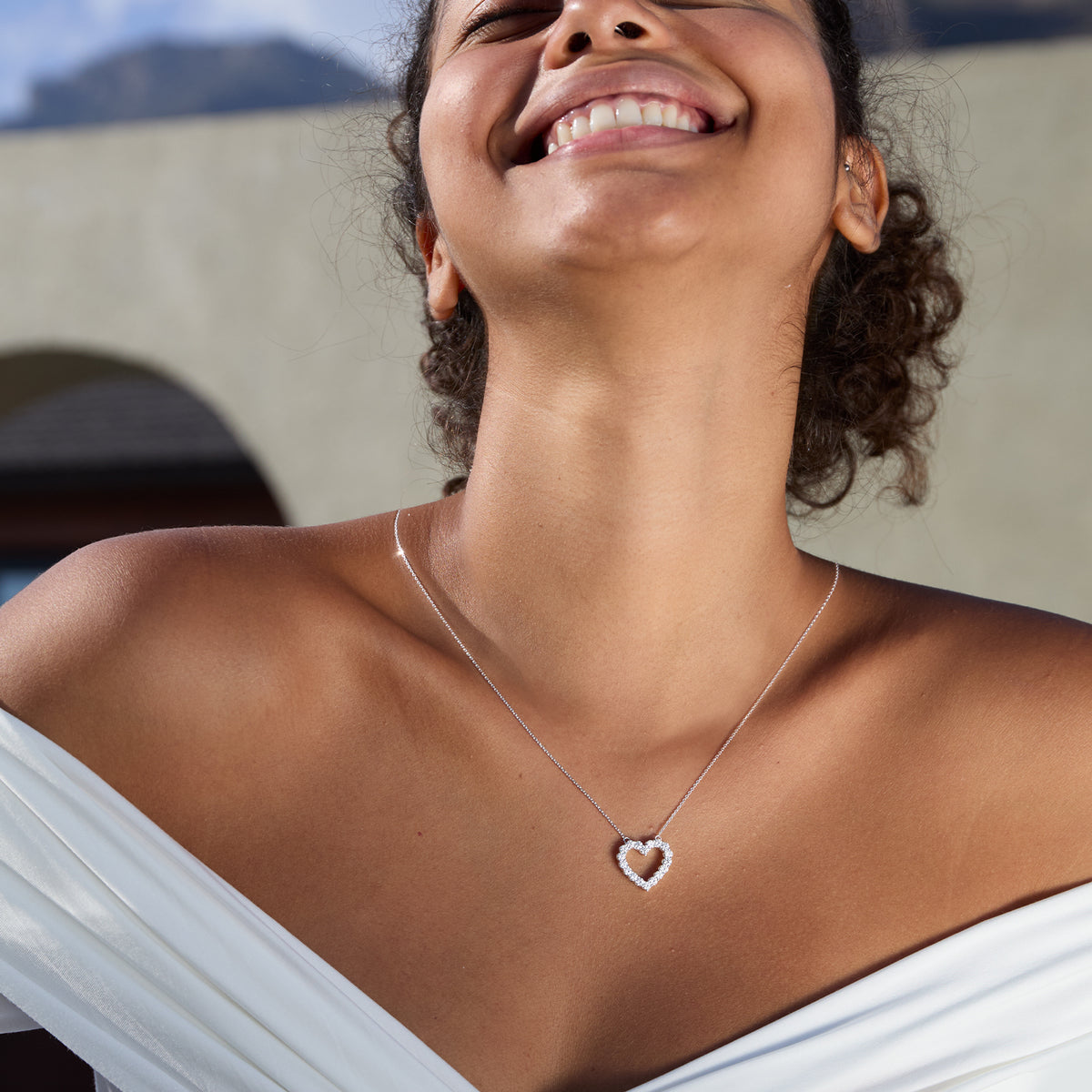 You're My Heart And Soul Silver Heart Necklace