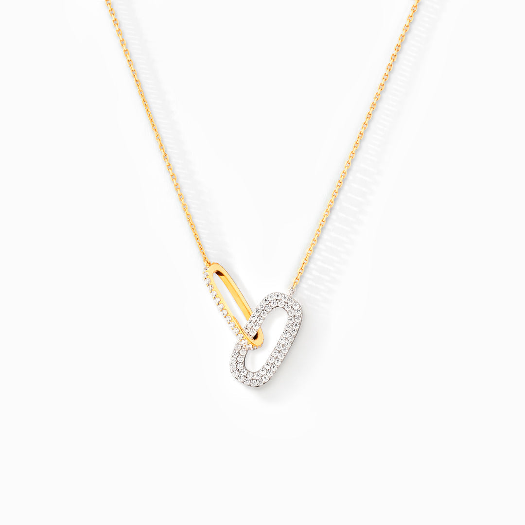 Interlocking Oval Necklace
