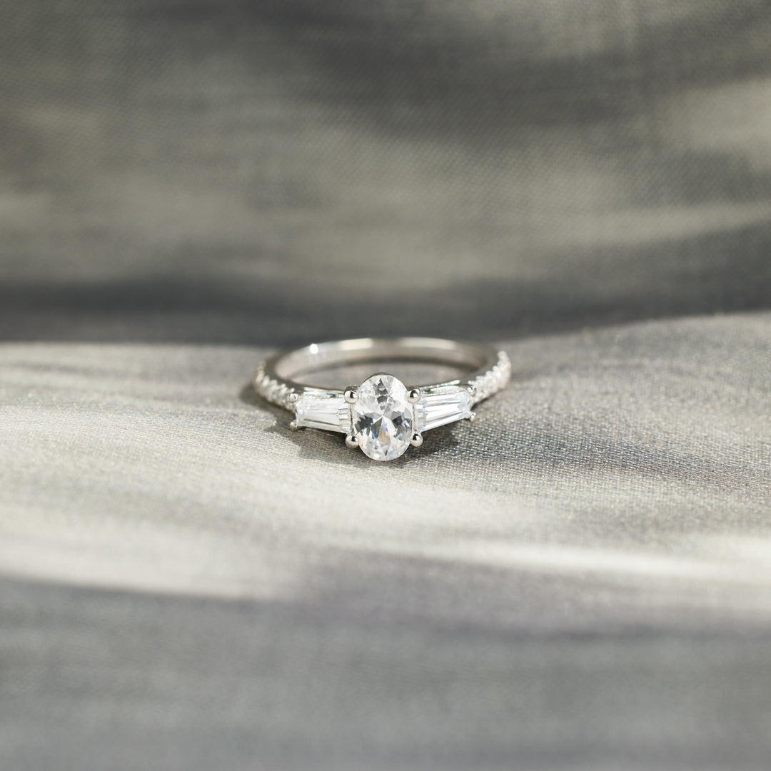 Oval-Cut Ring