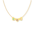 Mama's Heartbeats Custom 1-6 Heart-Cut Birthstone Necklace
