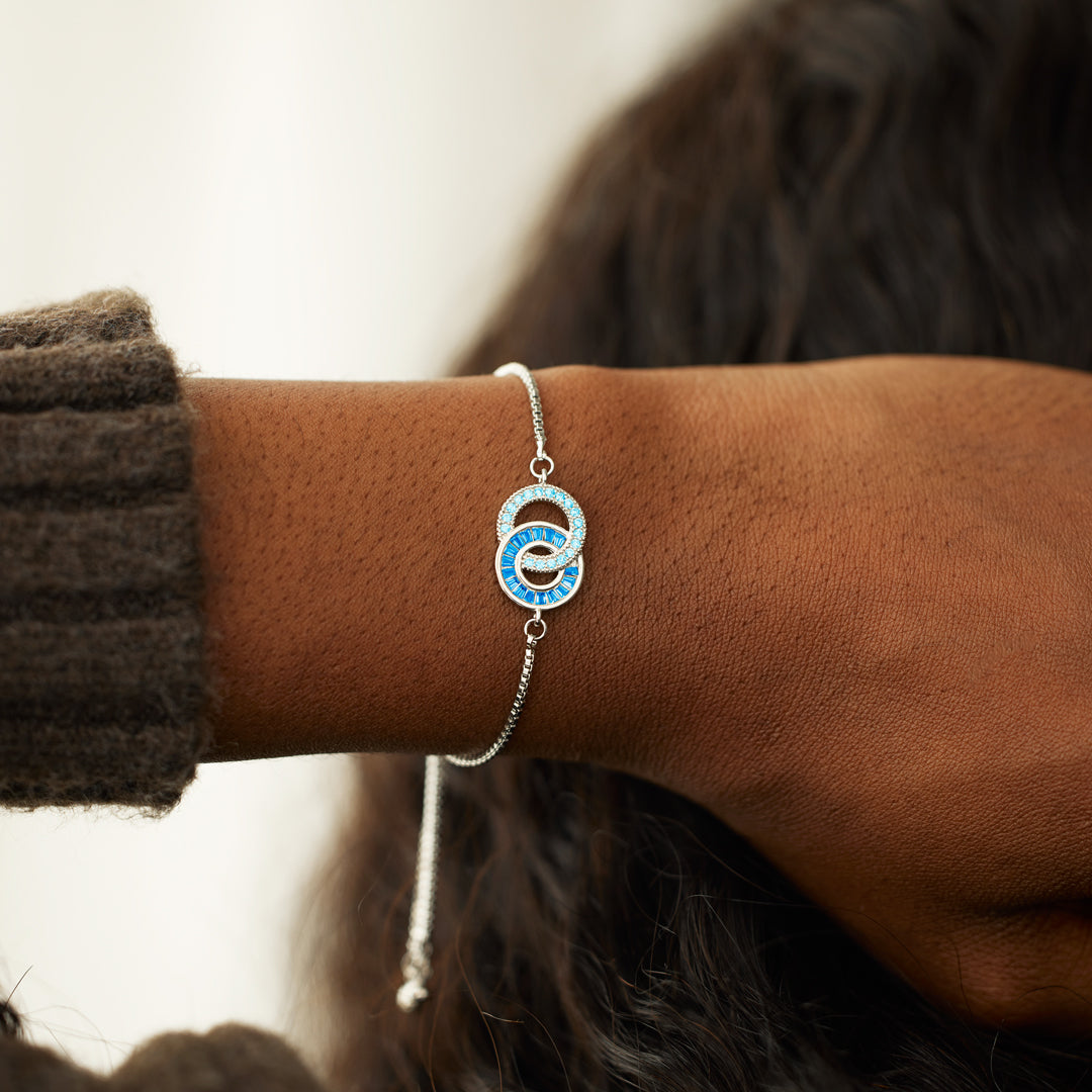 My Bestie We Are As One Linking Circles Bracelet