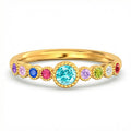 Mama & Her Mini Gang Custom 1-7 Birthstones Ring