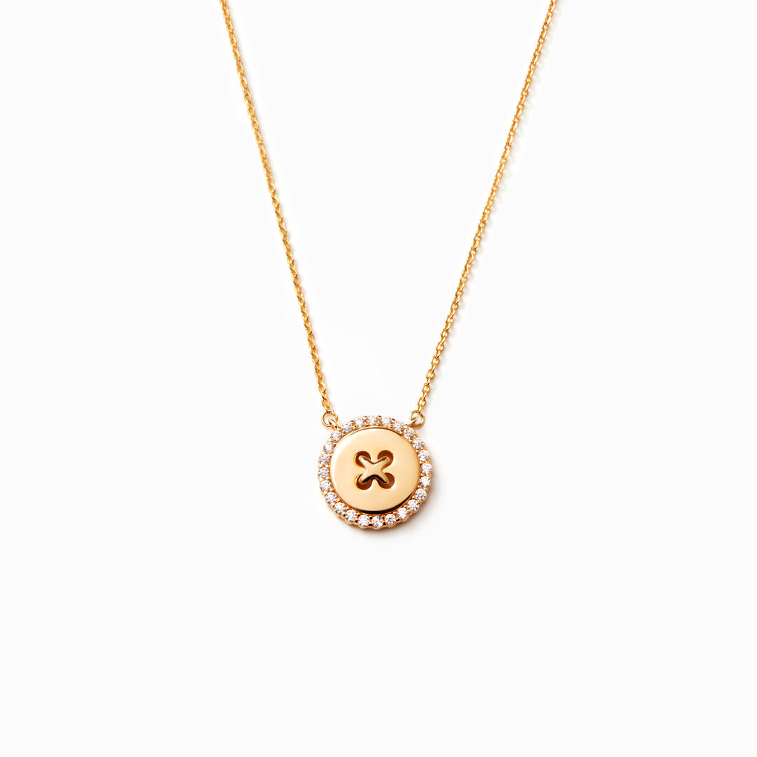 Button Necklace - Friend Holds Everything Together Like Buttons