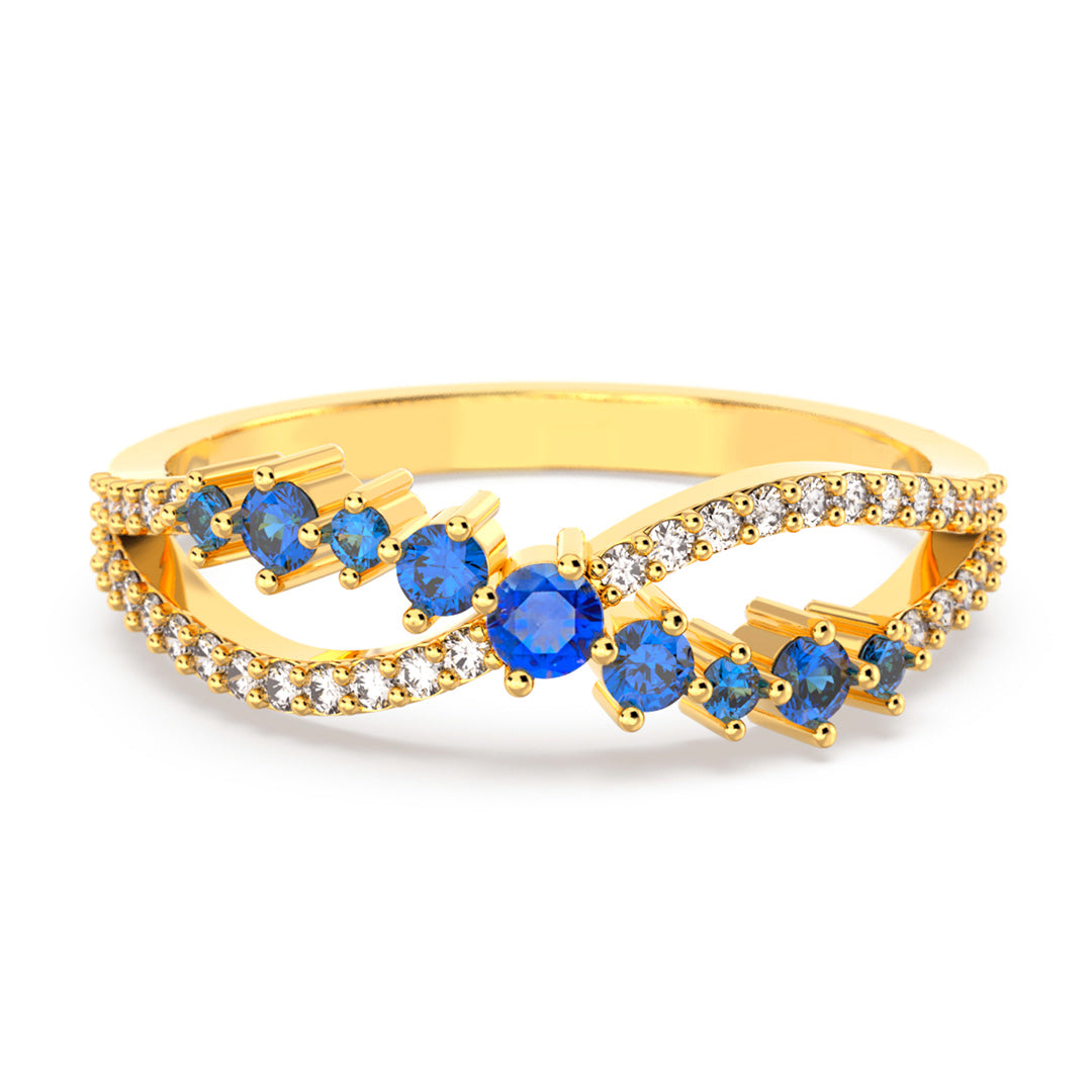 Mother-Daughter Weave Ring