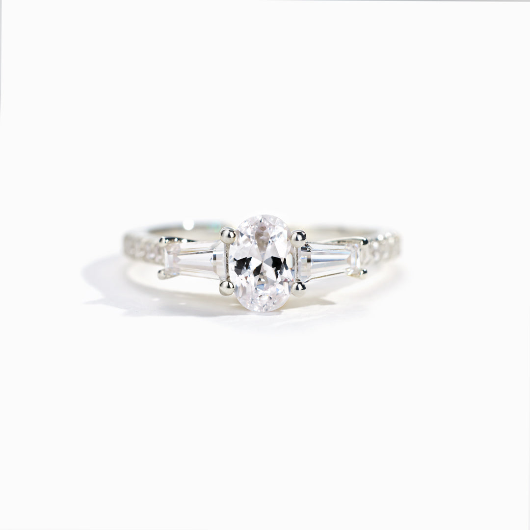 Oval-Cut Ring