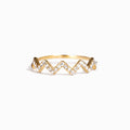 Highs And Lows Wave Ring Gold / Silver - To My Daughter