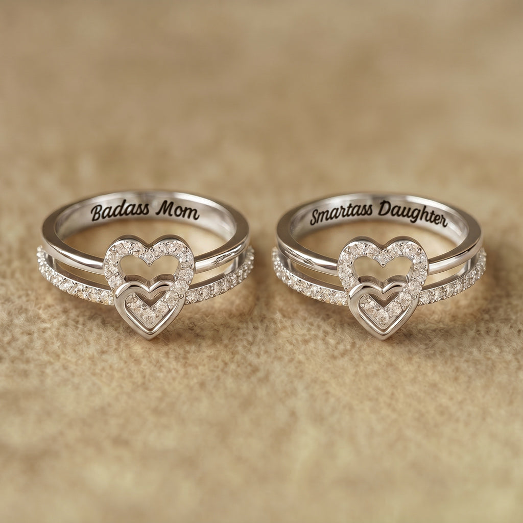 Like Mother Like Daughter Entwined Hearts Ring
