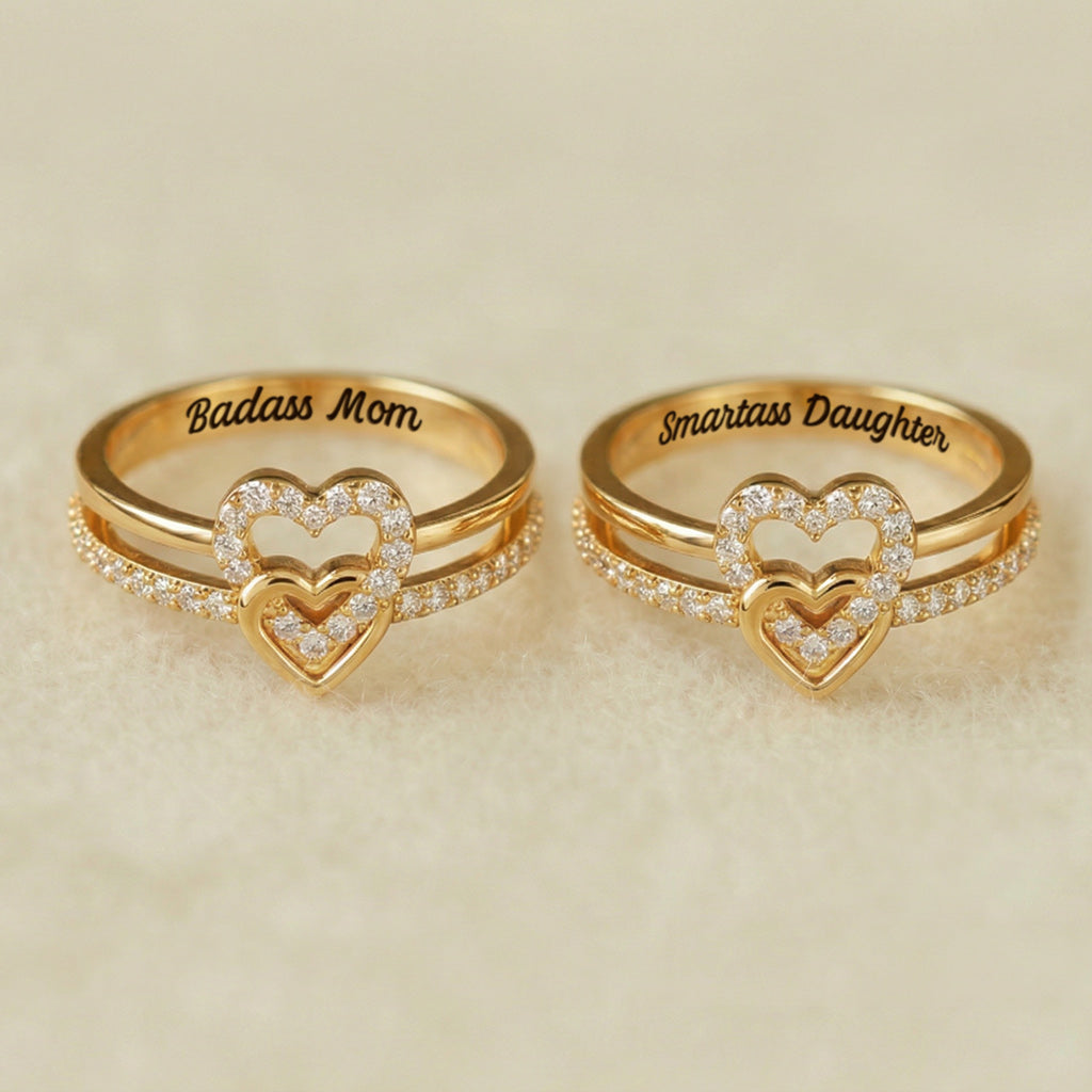 Like Mother Like Daughter Entwined Hearts Ring