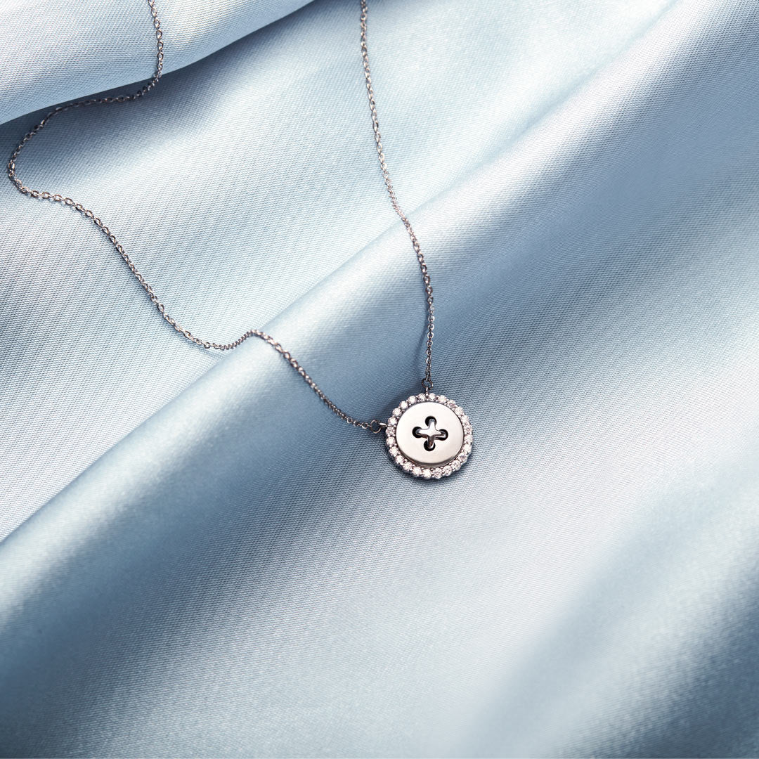 Button Necklace - Friend Holds Everything Together Like Buttons