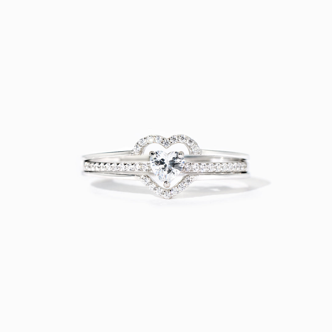 Layered Heart Ring