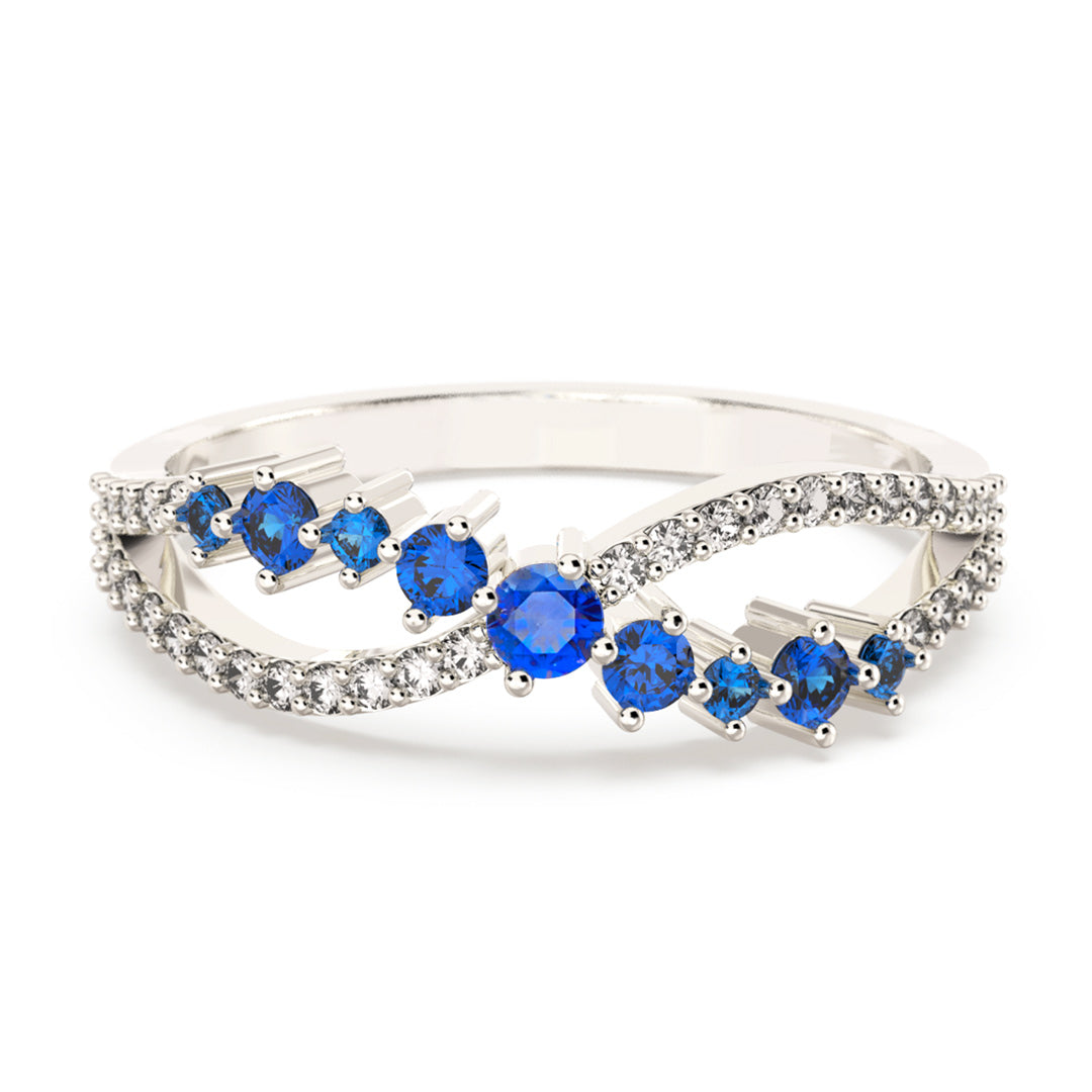 Mother-Daughter Weave Ring