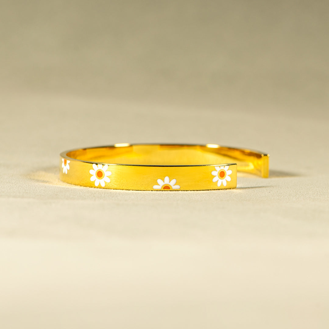 Keep Fucking Blooming Daisy Bangle