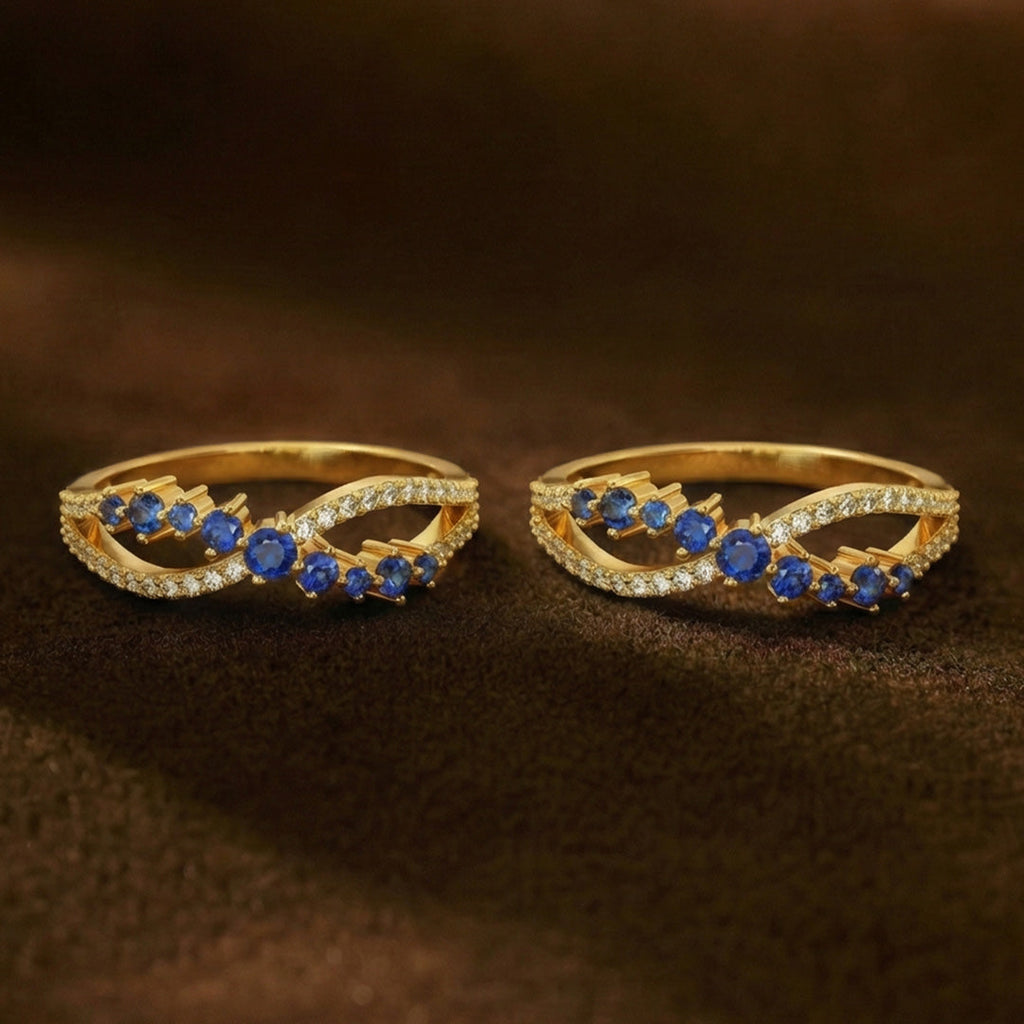 Mother-Daughter Weave Ring