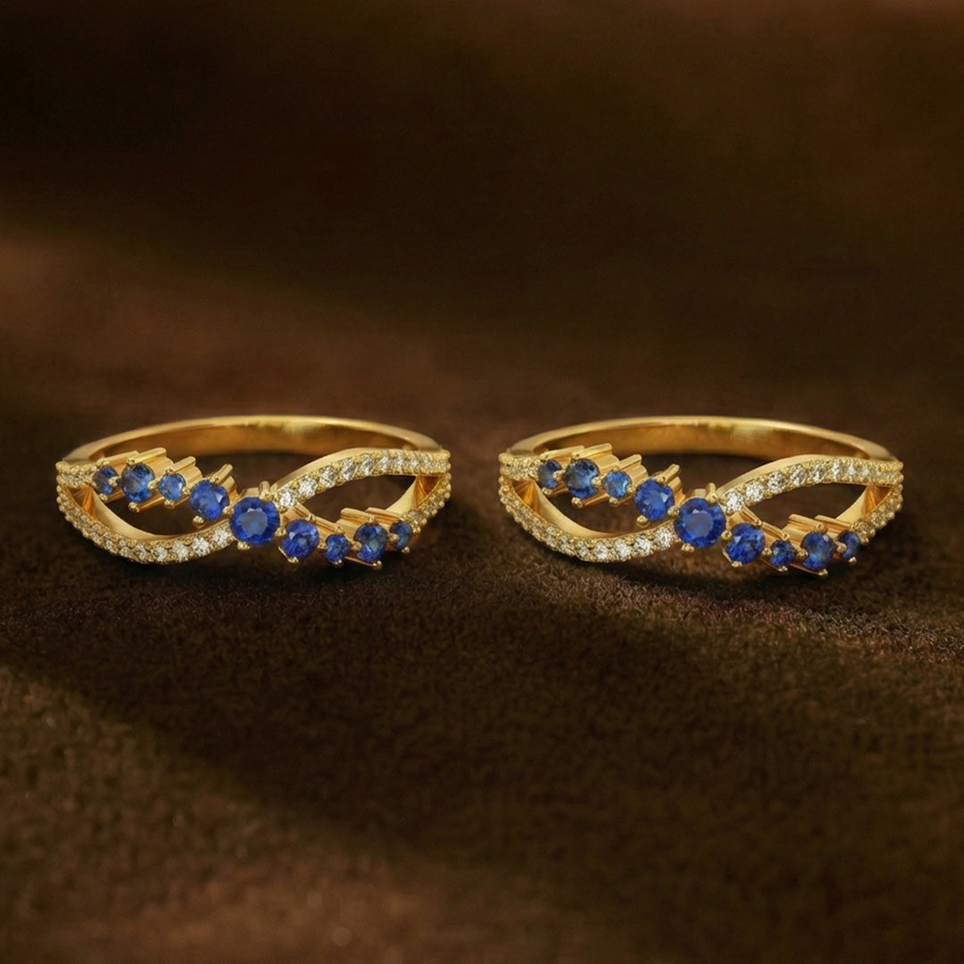 Mother-Daughter Weave Ring