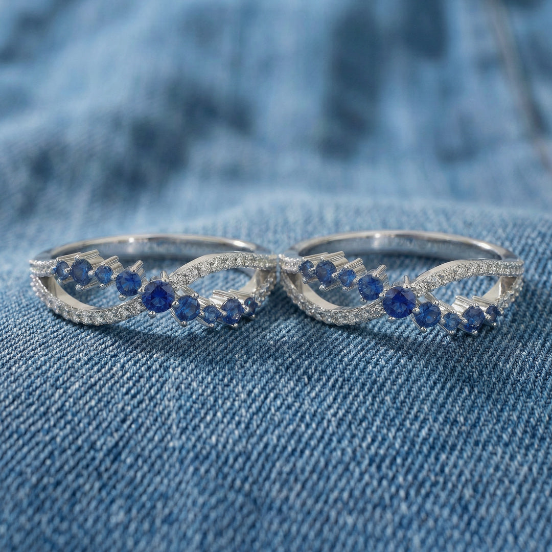 Mother-Daughter Weave Ring